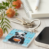 Porte-clés Équipe de suicide | Panda (Devant Droit)