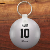 Porte-clés Équipe de volley-ball Sport (Recto)
