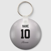 Porte-clés Équipe de volley-ball Sport (Verso)