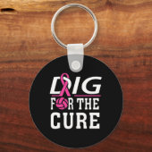 Porte-clés Équipe de volleyball Sensibilisation au cancer du  (Recto)