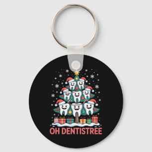 Porte-clés Équipe dentaire de Noël Oh Dentistree