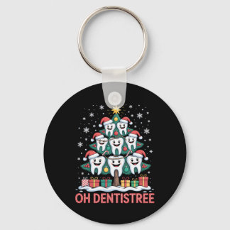 Porte-clés Équipe dentaire de Noël Oh Dentistree