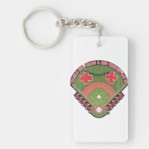 Porte-clés Équipe des joueurs de baseball Médicales
