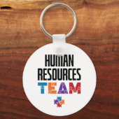 Porte-clés Équipe des ressources humaines RH (Recto)