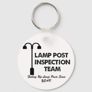 Porte-clés Équipe d'inspection de courrier de lampe