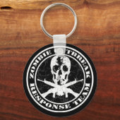 Porte-clés Équipe d'intervention en cas d'éclosion de zombie (Recto)