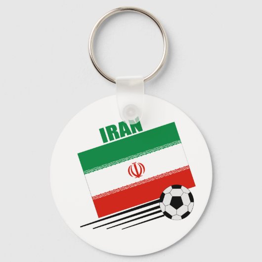 Porte-clés Équipe d'Iran de football (Recto)