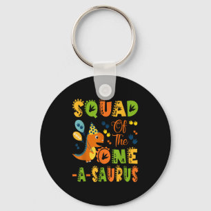 Porte-clés Équipe Du 1Er Anniversaire Dinosaure Pa