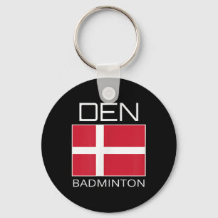 Porte-clés Équipe du Danemark de Badminton Athlète danoise De