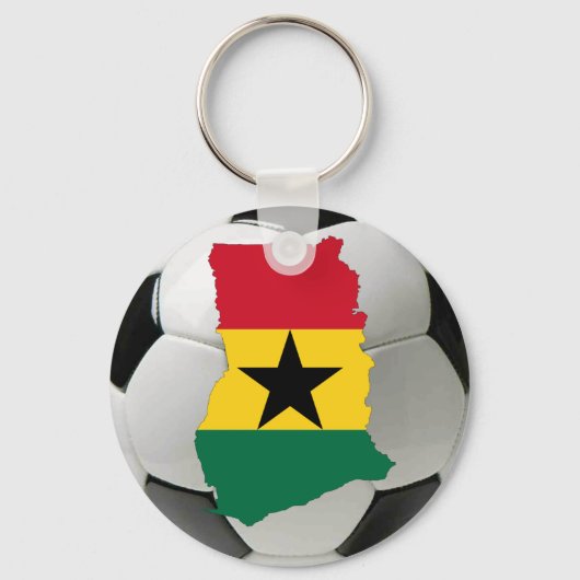 Porte-clés Équipe du Ghana (Recto)