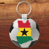 Porte-clés Équipe du Ghana (Recto)