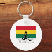 Porte-clés Équipe du Ghana de football (Verso)