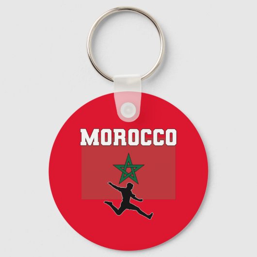 Porte-clés Équipe du Maroc de football (Recto)