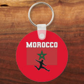 Porte-clés Équipe du Maroc de football (Recto)