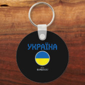 Porte-clés Équipe d'Ukraine de l'Euro Uefa (Recto)