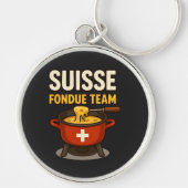 Porte-clés Équipe Fondue Suisse (Devant)