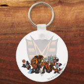 Porte-clés Équipe Haunted Woods Group (Recto)