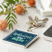 Porte-clés Équipe Isaac Turquoise (Côté)