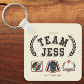Porte-clés Équipe Jess Conception Gilmore Girls (Recto)