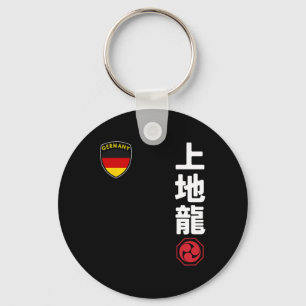 Porte-clés Équipe Karate Uechi Ryu Allemand Drapeau Martial J