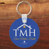 Porte-clés Équipe Mère Hustle Arrondi Aluminium (Recto)