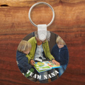 Porte-clés Équipe moderne Nana Photo personnalisée (Recto)