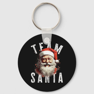 Porte-clés Équipe Père Noël Noël Funny Noël Noël Noël Père No