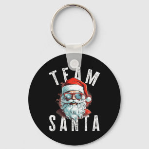Porte-clés Équipe Père Noël Noël Funny Noël Noël Noël Père No