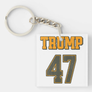 Porte-clés Équipe Retro Trump 47 Vintage