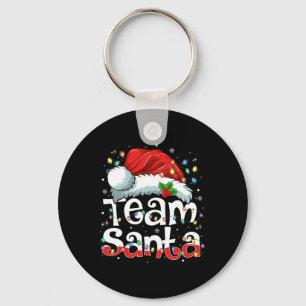 Porte-clés Équipe Santa Claus Noël Famille Correspondant Pyja