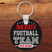 Porte-clés Équipe sportive scolaire (Recto)