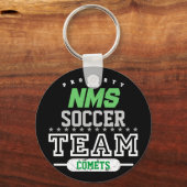 Porte-clés Équipe sportive scolaire (Recto)