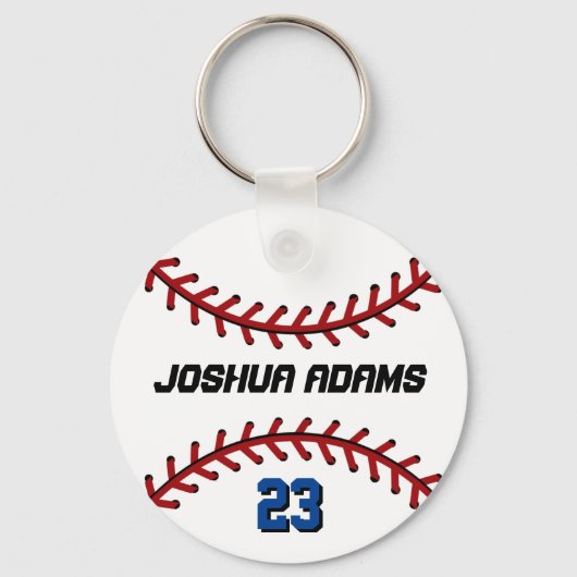 Porte-clés Équipe sportive White Baseball Keychain (Recto)