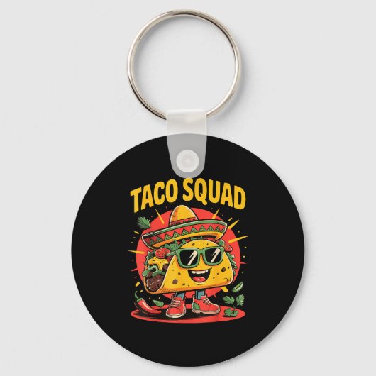 Porte-clés Équipe taco (Recto)