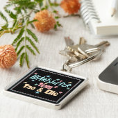 Porte-clés Équipe Tao Et Elle Black (Côté)