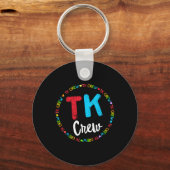 Porte-clés Équipe Transitoire D'Enfants De L'École Équipe Tk (Recto)