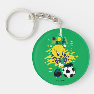 Porte-clés Équipe TWEETY™ Brésil Graphisme de football