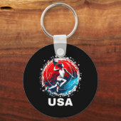 Porte-clés Équipe Usa de baseball Usa (Recto)