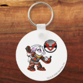 Porte-clés Équipe Virtupets Space Station Capitaine 1 (Recto)