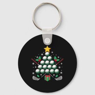 Porte-clés Équipement de balle de golf Sapin de Noël Golf Spo