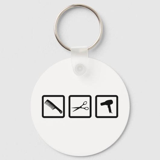 Porte-clés équipement de coupe-cheveux (Recto)