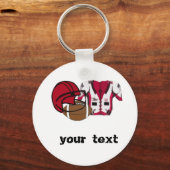 Porte-clés équipement de football (Recto)