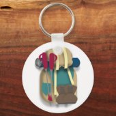 Porte-clés Équipement de randonnée (Recto)