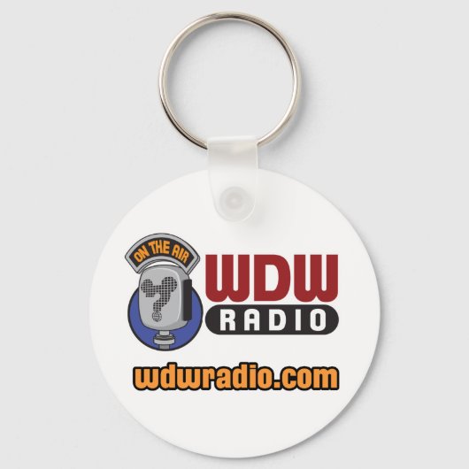 Porte-clés Équipement du logo radio WDW (Recto)
