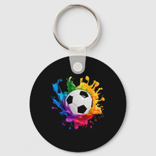 Porte-clés Équipement sportif de football coloré Byll pour ho
