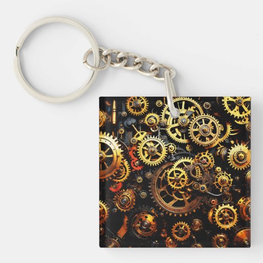 Porte-clés Équipements de réchaud Steampunk 1004 (Devant)