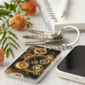 Porte-clés Équipements en laiton sans vapeur (Devant droit)