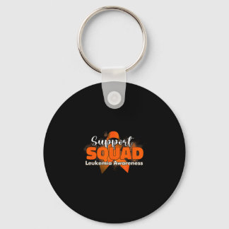 Porte-clés Équipes de soutien ruban orange leucémie cancer