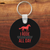 Porte-clés Équitation - Cheval Ride Cadeau (Recto)