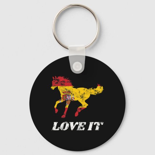 Porte-clés Équitation Espagnol Équitation Équitation cavalier (Recto)